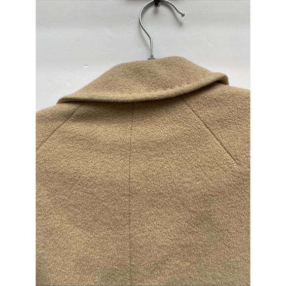 Women’s Vintage Bernhard Altman Cashmere Cape Coat Tan Beige - Picture 12 of 14